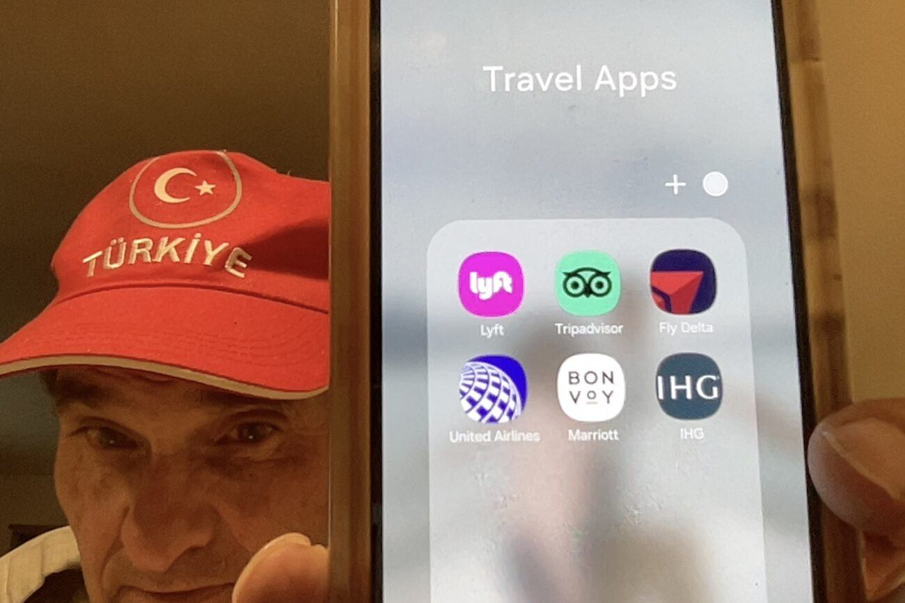 Close up photo of my travel apps field edition #2 on my cell phone.